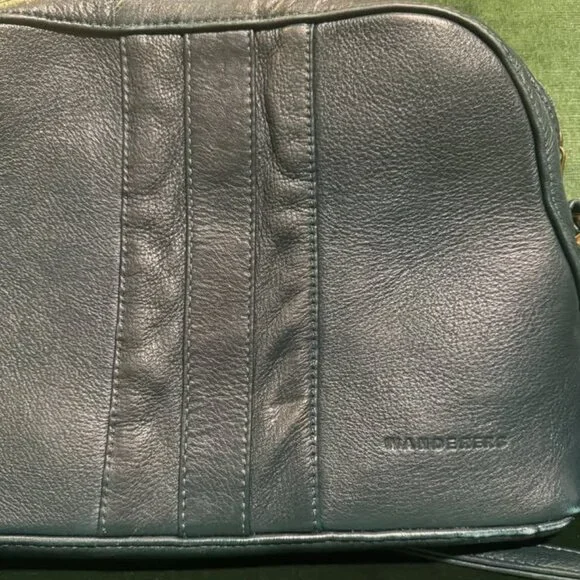 Gorgeous Blue Leather Crossbody Purse (Wanderers) - Picture 2 of 8